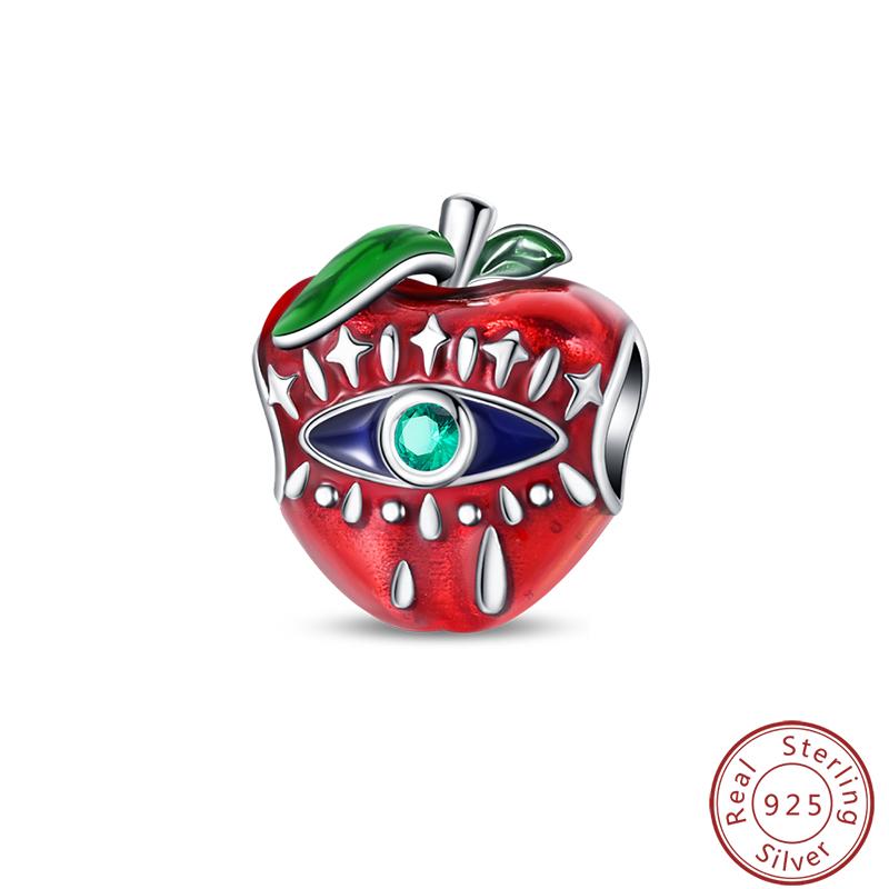 Red Copper Pomegranate Lipstick Apple Ladybug Playing Cards Charms Beads 3Mm Diy Fine Jewelry