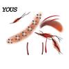 Skin Friendly Temporary Face Art Halloween Tattoo Stickers, Waterproof Scary Makeup Decals for Party, Kits Adults Wound Scar Body Kids Water Transfer