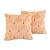 Halloween Pumpkin Cover Decorative Square Cushion Case for Couch Sofa Bed