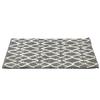 Les Trésors De Lily [R2499] - 'Boho' Black Beige Cotton Rug - 90x60 Cm