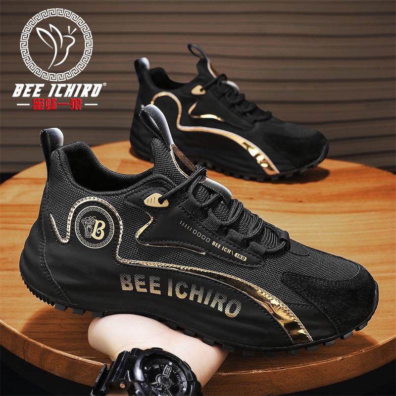 Men's shoes new sports shoes summer breathable tide brand high-end heightening sole shoes