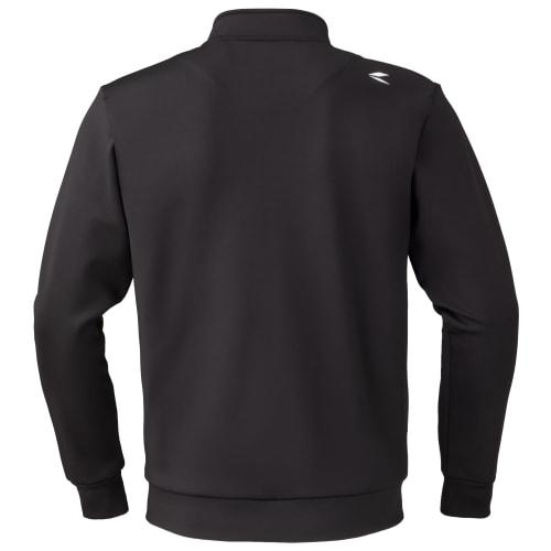 RS Taichi Bike Autumn/Winter Inner Full Zip Brushed Lining Thermal Cold Protection Stretch Warm Ride Zip Shirt RSU641 BLACK M