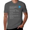 Retro Computer Boot Screen T-Shirt Worker Basic Short Sleeve Tee