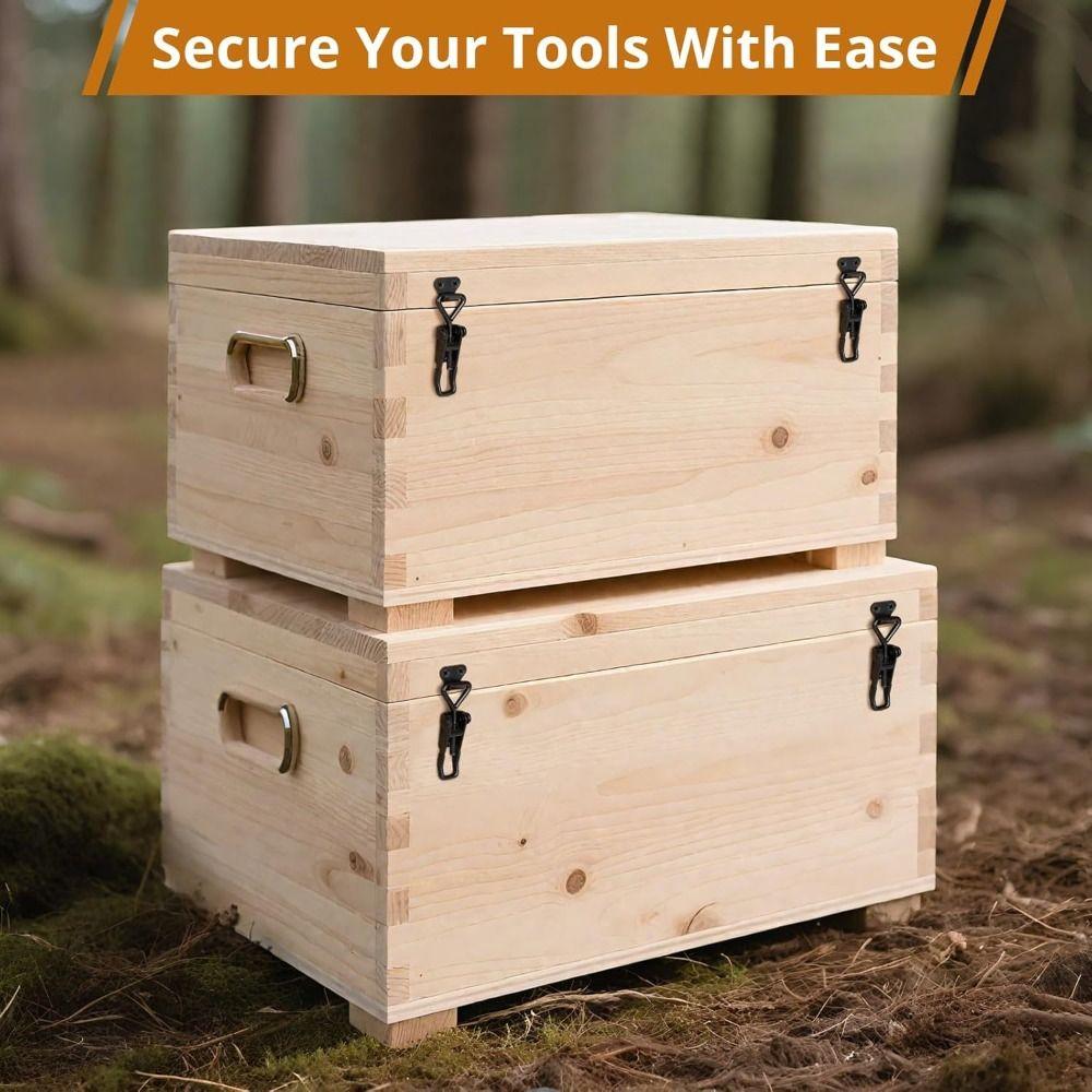 304 Stainless Steel Hasp Clamps Quick Release Adjustable Holding Clamp 330 Lbs Holding Force Secure Locking Toggle Clamp 4 inches