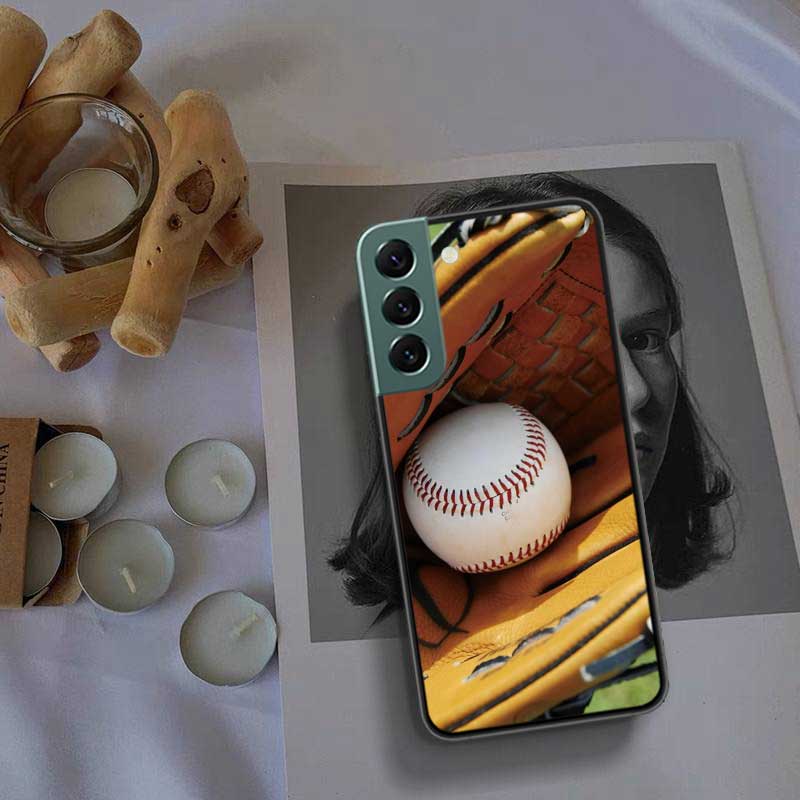 Baseball Phone Case For Samsung Galaxy S22 S25 Ultra S21 S10 Plus S25Edge S20 S23 S24 FE S10E Cover Silicone Soft TPU Clear Shel