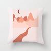 New Abstract Landscape Pillowcase Nordic Desert Plant Home Cushion Cover