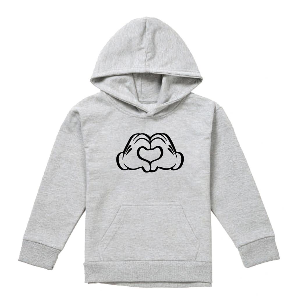 Mickey mouse Childrens/Kids Love Hands Hoodie