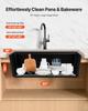84 Cm Granite Kitchen Sink Undermount Single Bowl Drop-In Basin for RV Bar