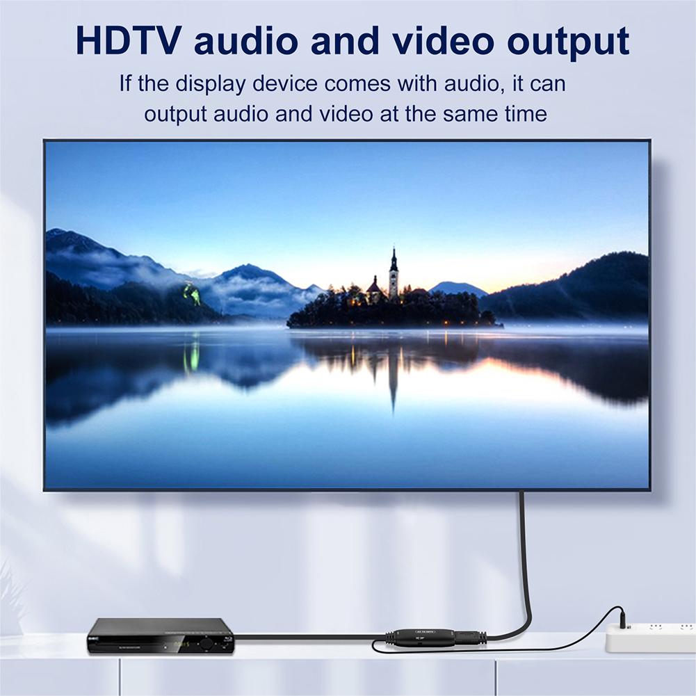 RCA To HDMI-Compatible Converter 1080p/720p AV To HDMI-Compatible Converter RCA Composite CVBS AV To HDMI-Compatible Adapter