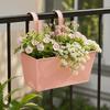 Window Box Hanging Flower Pots Metal Iron Storage Box Ornament Window Box  Railings