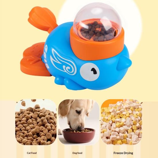 Interactive Dog Treat Dispenser Fun Pet Slow Feeder Puzzle Feeder Duck Design for Dogs Cats Healthy