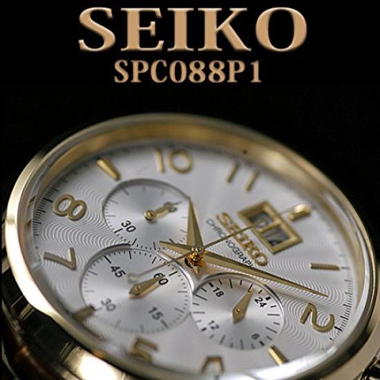 [Seiko] SEIKO Classic 100m Wasserdicht Großer Datums-Chronograph SPC088P1 Herrenuhr [Artikel]