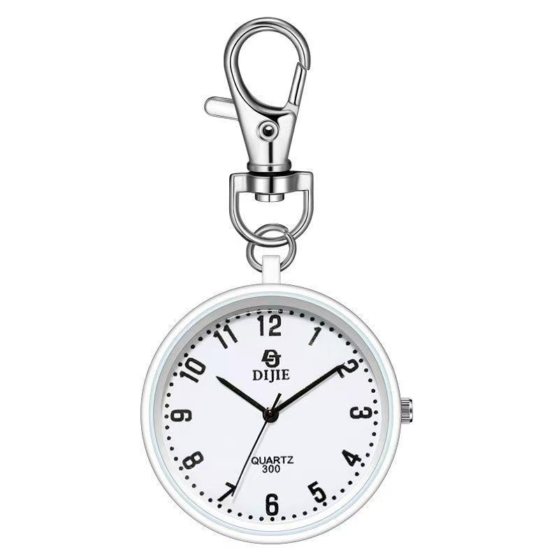Unisex Quartz Keychain Nurse Watch for Exams - Compact and Practical Pocket Timepiece
