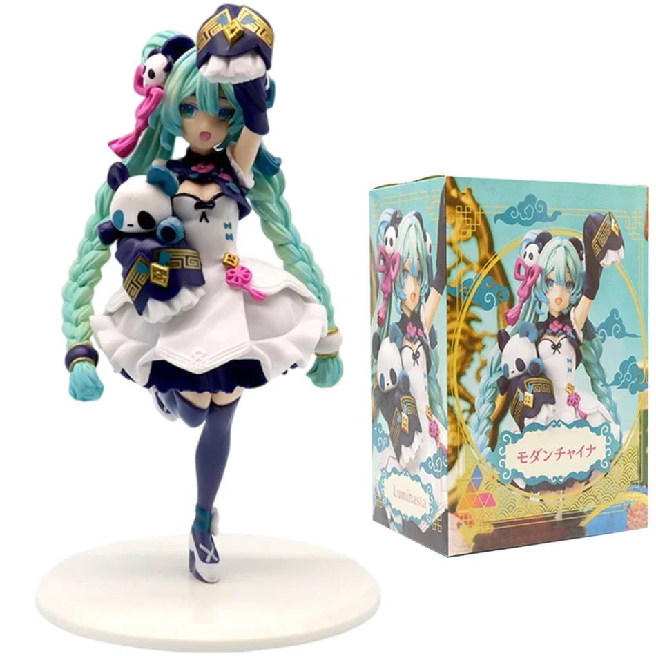 Anime Hatsune Cat Miku Figure PVC Model Anime Beautiful Girl Lovely Table Decorations Figure Birthday Gift Anime Merchandise
