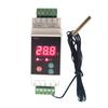 AC90~260V -40~110℃ Termostato su Guida Din con Sensore Uscita Relè a 2 Vie Controller Allarme Temperatura NO NC COMUNE Uscita