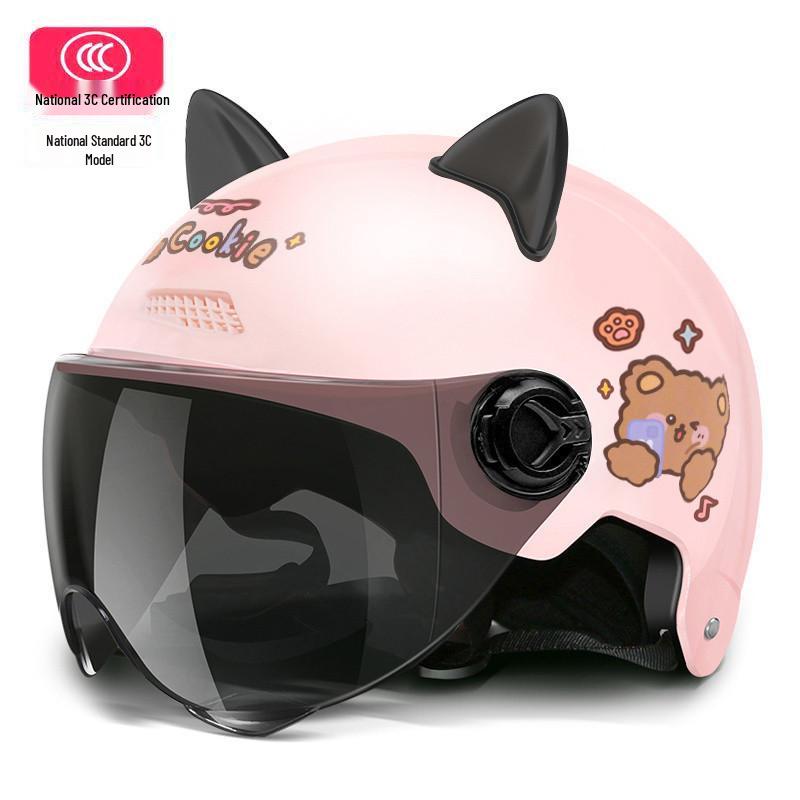 Certified All-Season Electric Motorcycle Helmet for Men and Women, Ideal for Summer Riding, Free Shipping Included