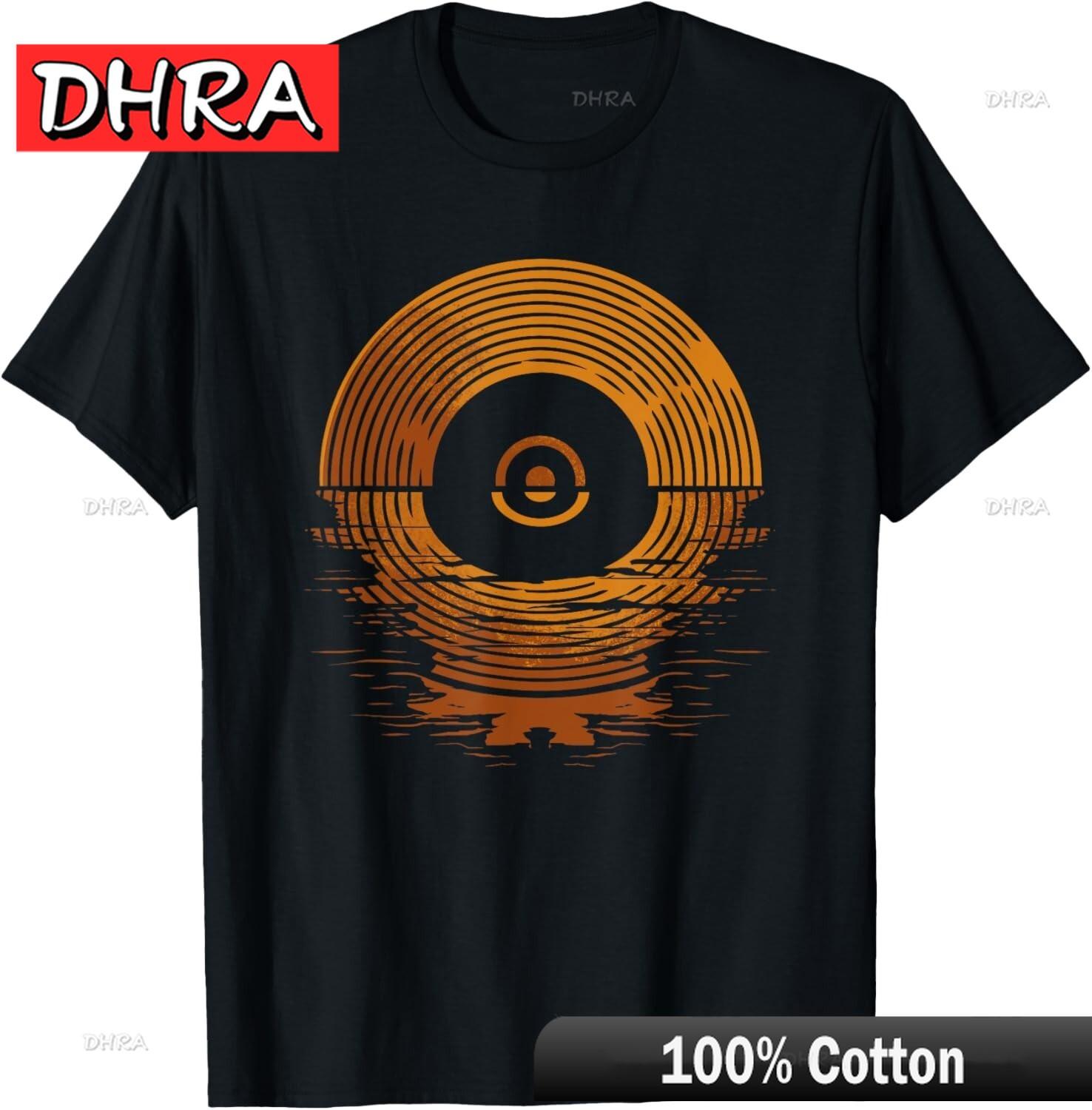 

Vinyl Collecting Vintage Record Collector Vinyl Records T-Shirt Trendy Creative Tshirts Casual Chic Cute Top Printed Streetwear S
