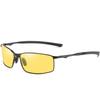 Anti-Glare Square Myopia Sunglasses Men Fashion Metal Driving Prescription Sun Glasses For Male 0 -0.5 -0.75 To -6.0
