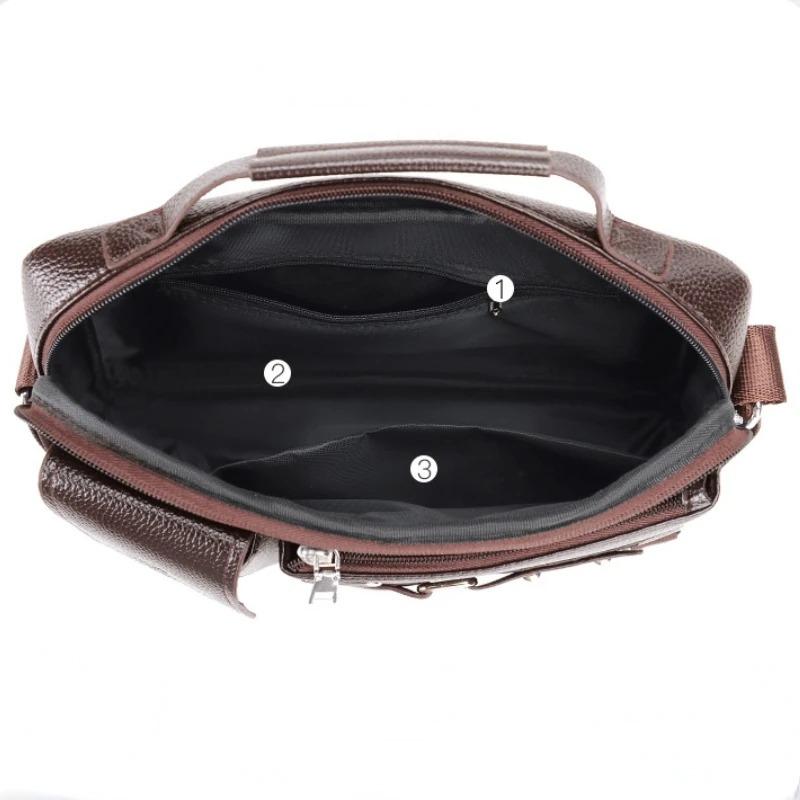 Men's Shoulder Bag, Business Commuting Shoulder Bag, Waterproof and Wear-resistant