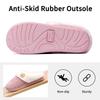 Fashion Crestar Fuzzy House Slippers For Women Indoor Warm Comfy Wool-Like Lined Chenille Slippers Winter Cozy Memory Foam Cotton Shoes