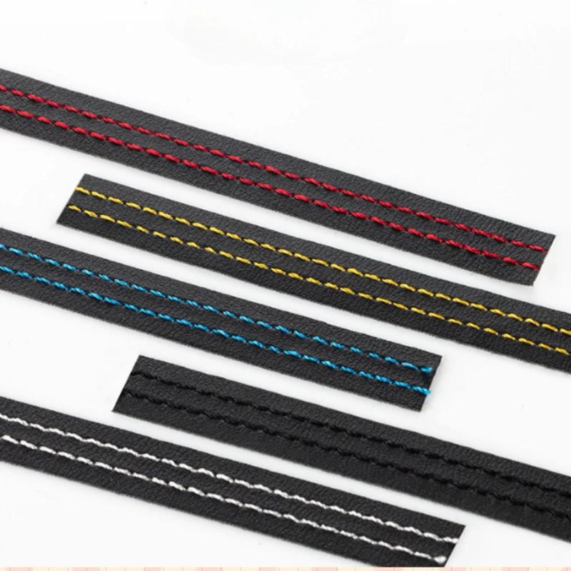 1/2M Car Pu Leather Trim Strip Multi Color DIY Braid Decor Line Strip Door Dashboard Sticker Universal Car Interior Accessories