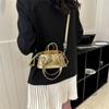 Niche design small bag women's spring new fashion simple hand bag casual commuter messenger bag women's bag
