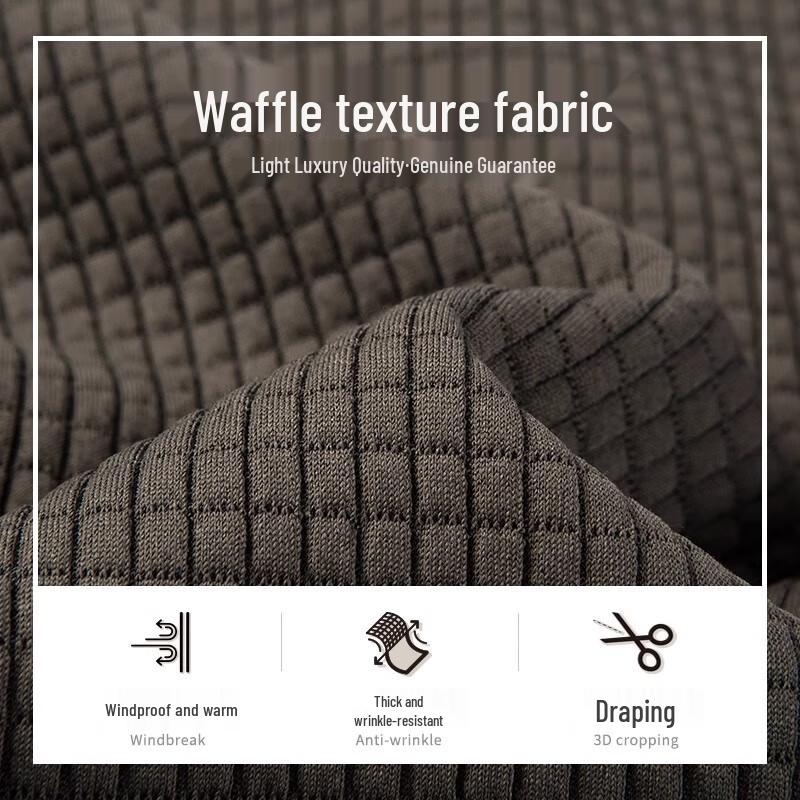 MONTAGUT Men's Stand Collar Knit Jacket