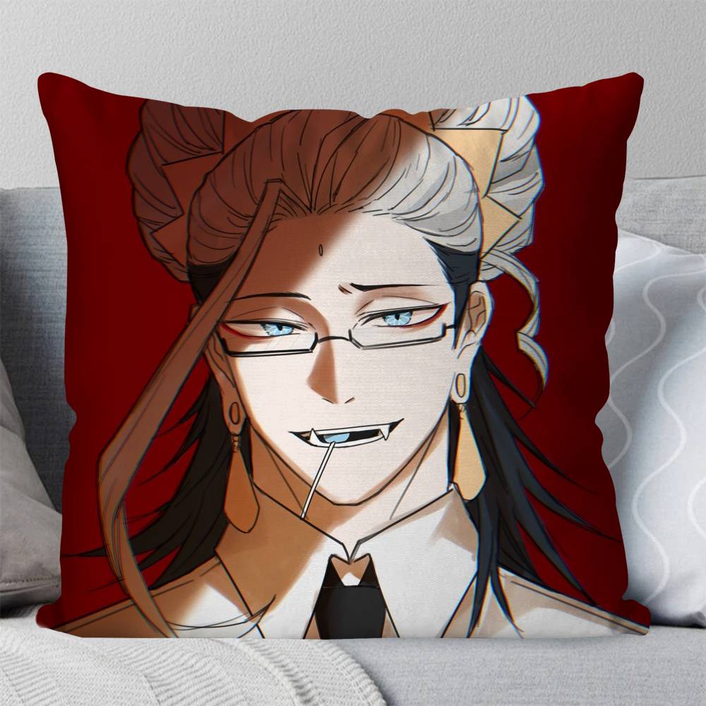 Buddha Anime RRecord Of Ragnarok Pillow Case Fashion Square Pillowcase Bedroom Sofa Room Ins Decoration Leisure