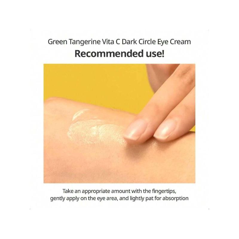 Goodal Green Tangerine Vitamin C Dark Circle Eye Cream 30ml | Intensive Dark Circle Relief And Elasticity Treatment, Gentle, Non-Irritating