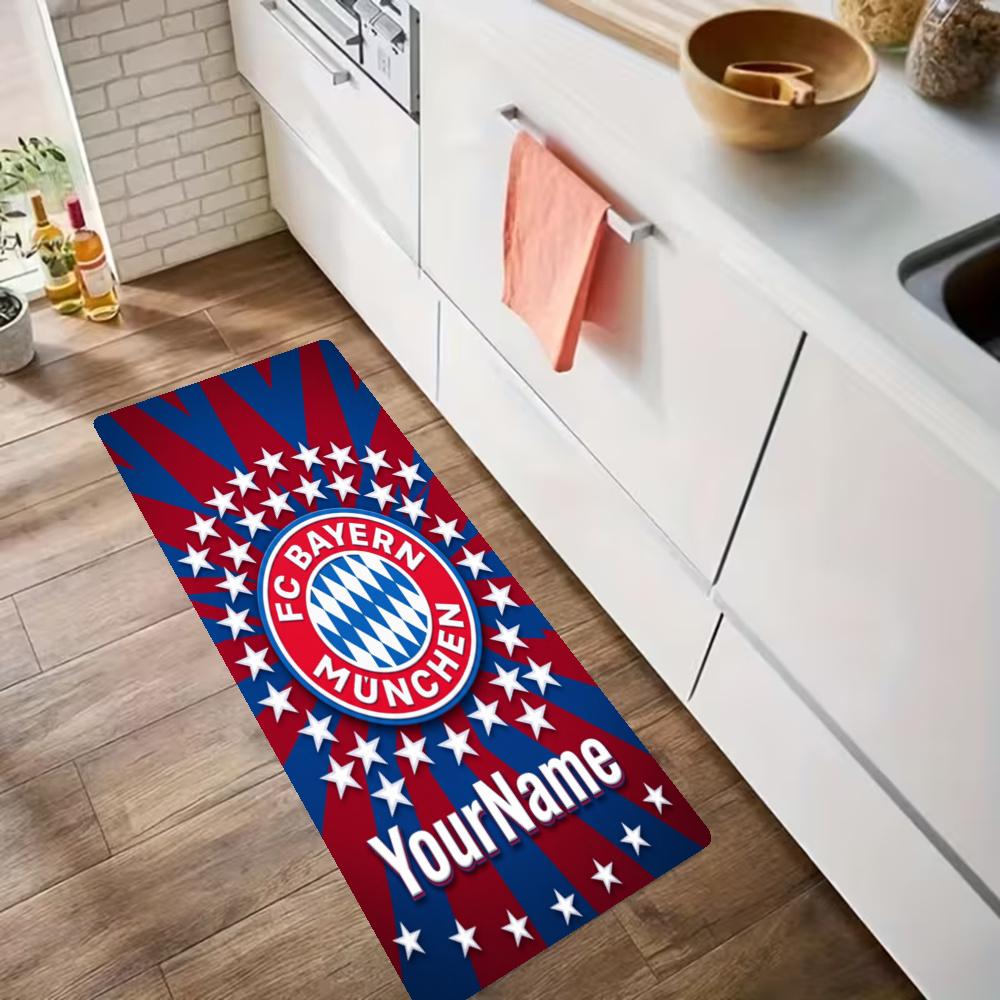 Bayern Munich Customize Your Name Kitchen Rug Runner Rug Laundry Mat Hallway Entryway The Best Gift Choice