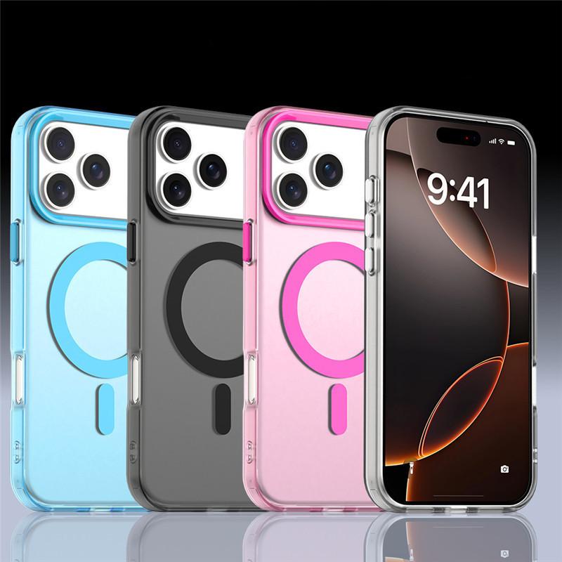 Candy Color Matte Magnetic Case for Magsafe IPhone Air 17 16 E 15 13 12 11 Pro Max 14 Plus 17E 16E I Phone Shockproof Back Cover