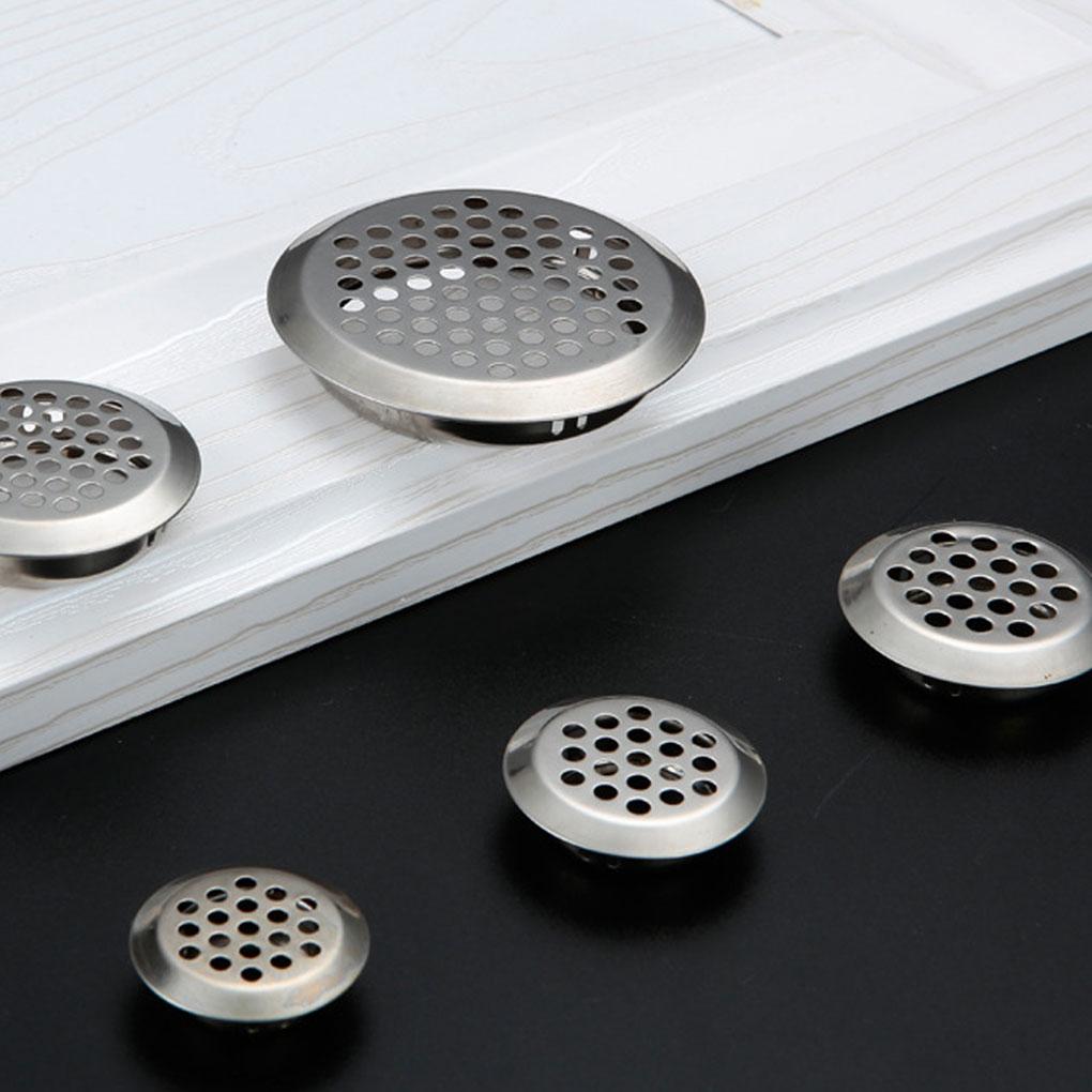 20x Fori di Ventilazione Argentati Per Armadi Materiali Resistenti all'Usura Fori di Ventilazione in Acciaio Inossidabile