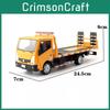 Alloy Simulation Flatbed Trailer Model Toy With Sound And Light Functions