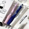 Set of 4 Adorable Retractable Gel Pens with A 0.5Mm Fine Tip, Featuring Quick-Drying Black Ink for Smooth Writing and A Comfortable Grip