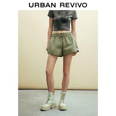 UR2026 Damen Freizeit Shorts mit Kordelzug Locker
