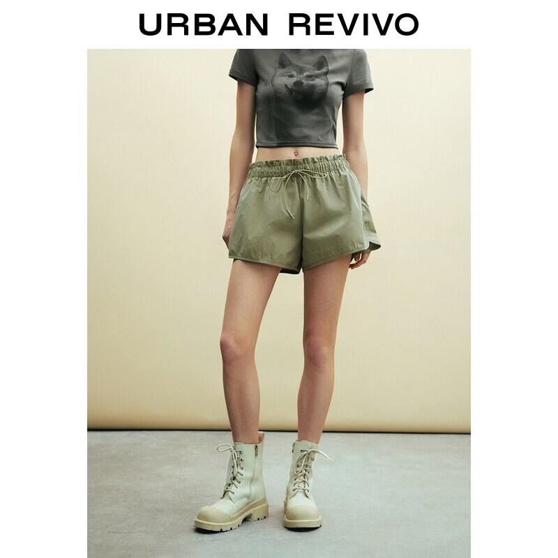 UR2026 Women s Casual Drawstring Loose Shorts S