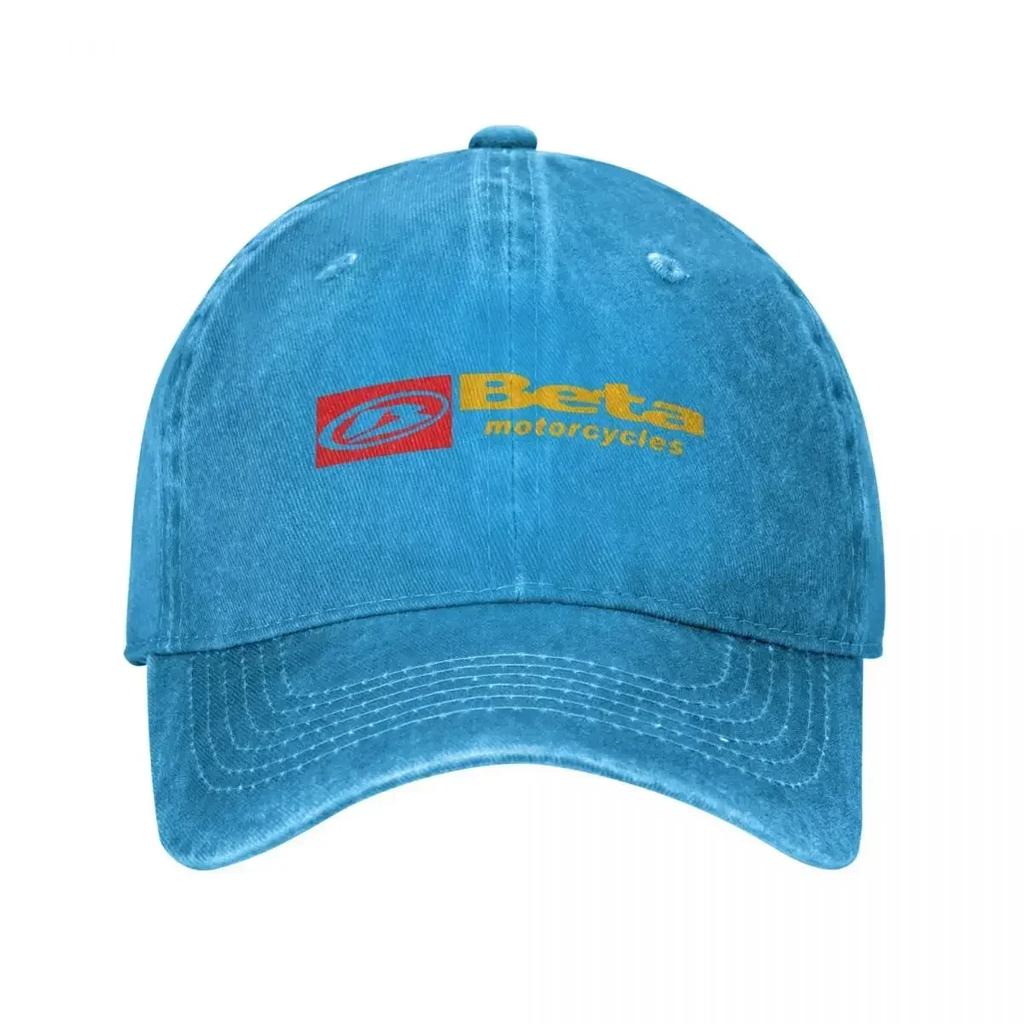 Vintage Beta Race Motor Baseball Cap Unisex Distressed Denim Snapback Hat Motorcycles Outdoor Summer Caps Hat