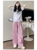 Women's Summer Retro Plaid Wide-Leg Pants - High Street Chic