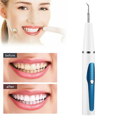 Tragbarer Dental-Scaler, Ultraschall-Zahnsteinentferner, Skalierung, elektrischer Schallentferner, Flecken, Zahnstein, Plaque, Zähne, Whiting Cleaner