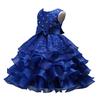 Little Girl's Gown Dresses Ruffle Dress Skirt Children Bow Dress