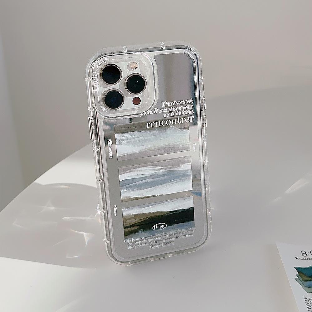 Ins Oil Painting Cloud Sea Suitable for 16Pro Max Suitable for IPhone 17 Phone Case IPhone Artistic Style 13 Mirror 11 Advanced