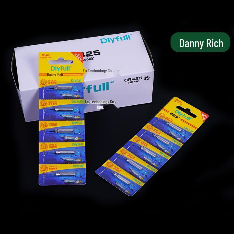 Dannyfu CR425 Long-Lasting Luminous Night Fishing Float Battery