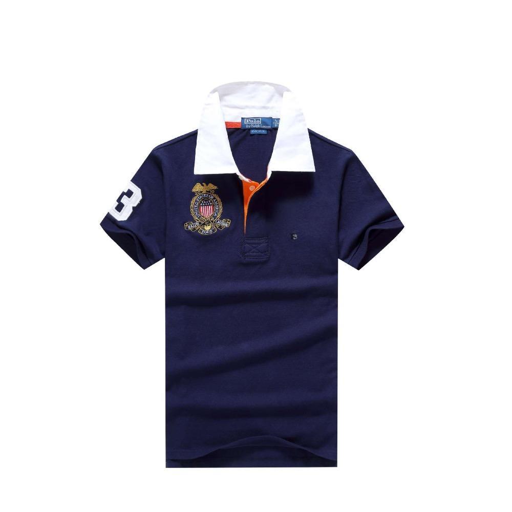 RogueWave Polo Shirt Men's Embroidery Short Sleeve Polo Casual Business Social Mens Polos