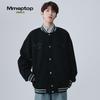 MMOPTOP Men's Suede Embroidered Baseball Jacket