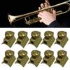 10Pcs Brass Trumpet Flute Base Screw Corrosion Resistant Miniature Brass Components for Secure Instrument Assembly
