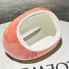 Ceramic Tissue Box Watermelon Shape Cartoon Fruit Tissue Box Holder Napkin Holder Desktop Storage Container Home Organizer