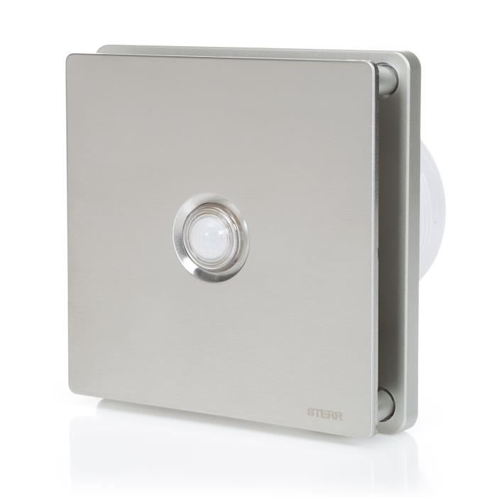 Ventilateur d'extraction - sterr - bfs100p-s - 100 mm - capteur irp - silencieux