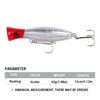 New 42g Long Cast Sea Fishing Lure with Reinforced Hooks and Simulated Fish Design