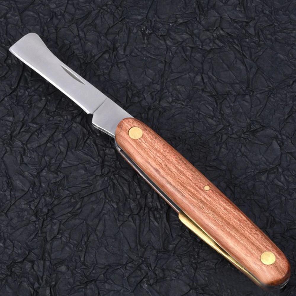 Foldable Wooden Handle Branch Cutter Seedling Tree Garden Supplies Garden Hand Tools Pruning Knifes Grafting Cutter