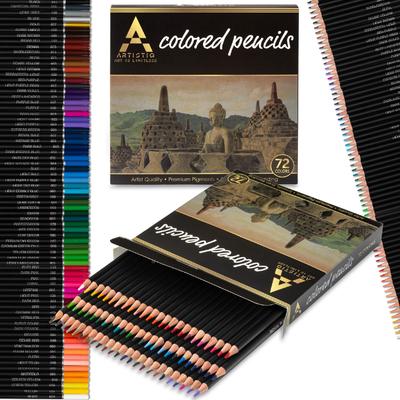 Professional Colored Pencils Set In a Gift Box 72 Colors